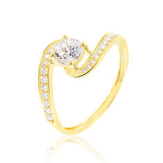 Bague Alanys Or Jaune Et Oxydes