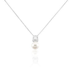 Collier Kalinka Argent Perle Oxyde