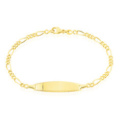 Bracelet Identite Bebe Or Jaune Mila