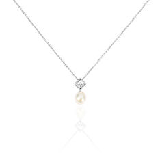 Collier Argent Losangeperle De Culture - Colliers Femme | Marc Orian