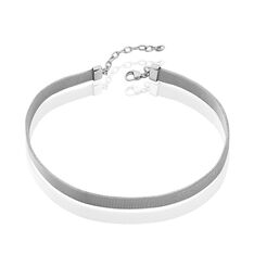 Collier Acier Style Choker Maille Milanaise - Colliers Femme | Marc Orian