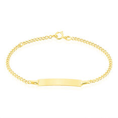Identite Bebe Or Jaune Maille Gourmette