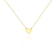 Collier Or Jaune Typhen Coeur