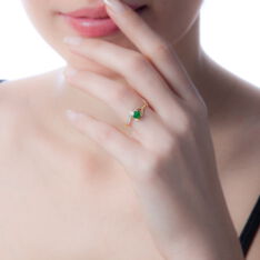 Bague Or Et Emeraude
