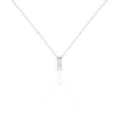 Collier Danila Or Blanc Et Topaze - Colliers Femme | Marc Orian