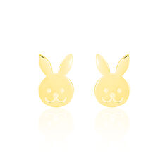 Boucles D'Oreilles Or Jaune Puce