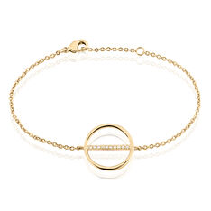 Bracelet Erna Plaque Or Barrette Oxydes