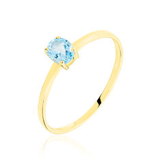Bague Or Jaune Lily Topaze