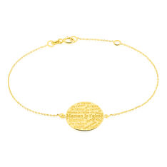Bracelet Or Jaune Alia Pastille