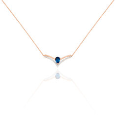 Collier Gaelle Or Rose Et Topaze - Colliers Femme | Marc Orian