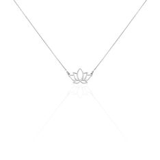 Collier Argent Rose Raia Fleur De Lotus - Colliers Femme | Marc Orian