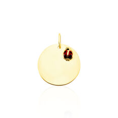 Pendentif Or Jaune Pastille Gravable
