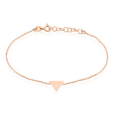 Bracelet Argent Rose Trilia Triangle