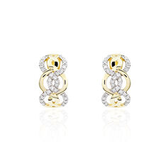 Boucles D'Oreilles Or Jaune Gabrielle