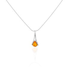 Collier Argent Ambre Boule - Colliers Femme | Marc Orian