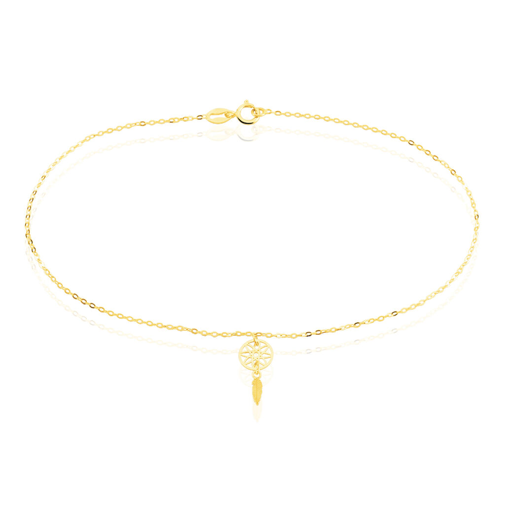 Chaine De Cheville Or Jaune