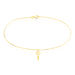 Chaine De Cheville Or Jaune