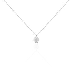 Collier Argent Rhodie Zelia Coquille St Jacques - Colliers Femme | Marc Orian