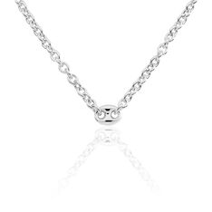 Collier Argent Rhodie Trista Maille Gourmette - Colliers Femme | Marc Orian