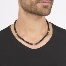 Collier Acier Et Or