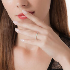 Alliance Argent Rhodie Florence Demi Tour Oxyde