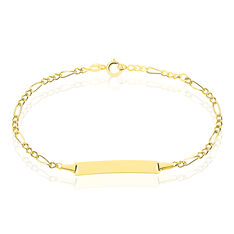 Bracelet Identite Bebe Or Jaune Erell