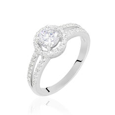 Solitaire Argent Sylvia Oxyde