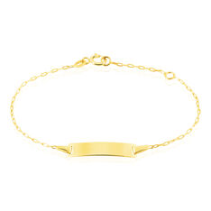 Bracelet Identite Bebe Or Jaune Esta - Gourmettes Enfant | Marc Orian