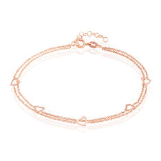 Chaine De Cheville Argent Rose Daria