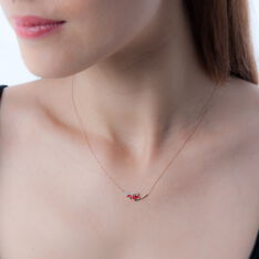Collier Or Et Rubis - Colliers Femme | Marc Orian