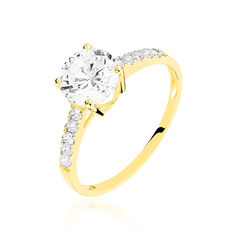 Solitaire Or Et Oxyde - Bagues Solitaire Femme | Marc Orian