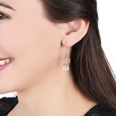 Boucles D'Oreilles Plaque Or