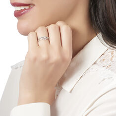 Bague Or Blanc Andrine Goutte Diamants