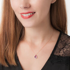 Collier Mila Or Rose - Colliers Femme | Marc Orian