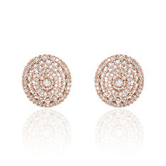 Boucles D'Oreilles Plaque Or Anastasia