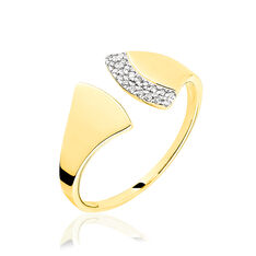 Bague Joan Or Jaune Evantail Diamants