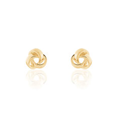 Boucles D'Oreilles Plaque Or Marcelina