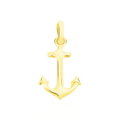 Pendentif Or Jaune Forme Ancre Marine - Pendentifs Femme | Marc Orian