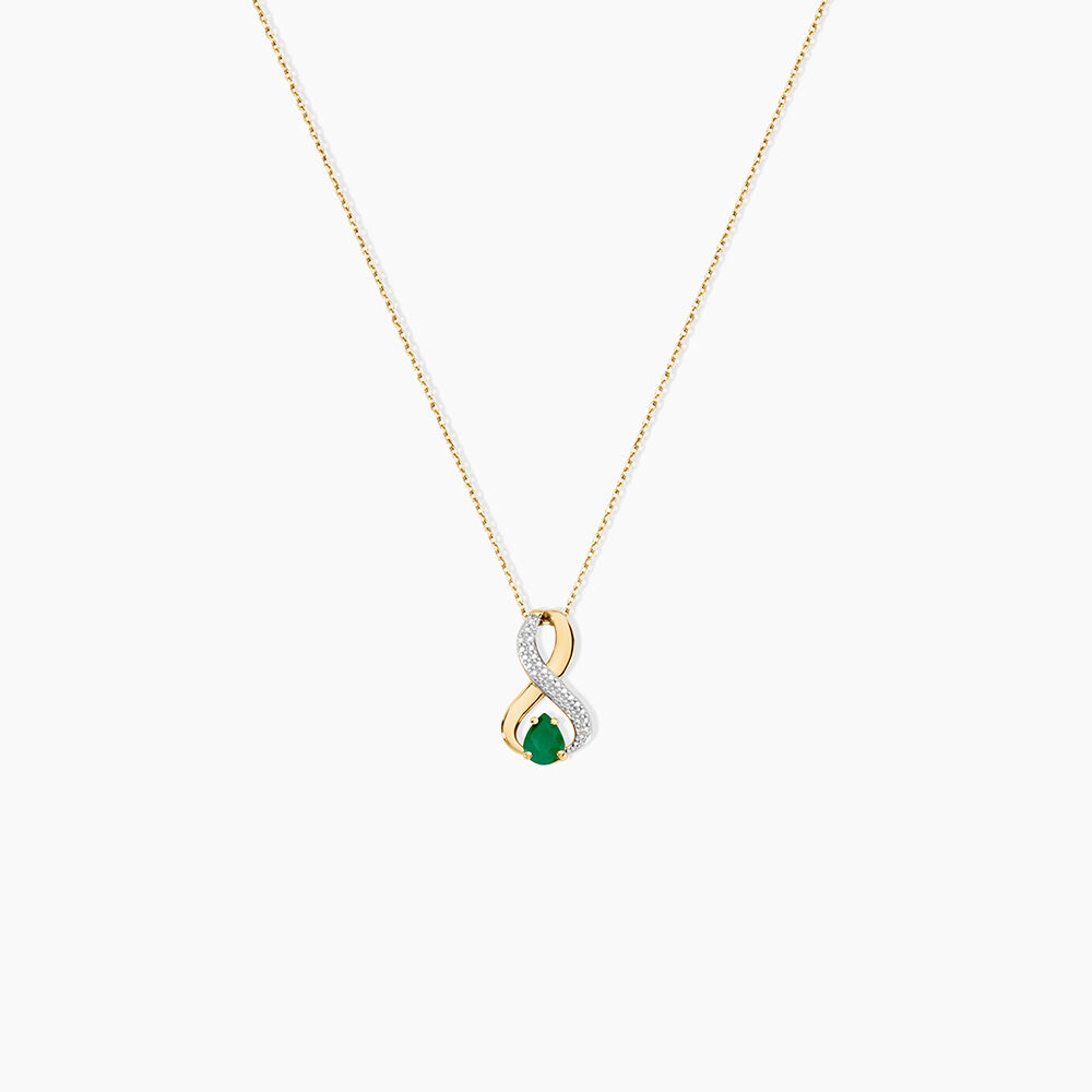 Collier Iolo Or Jaune Emeraude - Colliers avec pierres Femme | Marc Orian