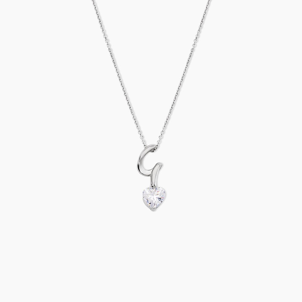 Collier Amayes Argent Blanc Oxyde De Zirconium - Colliers avec pierres Femme | Marc Orian