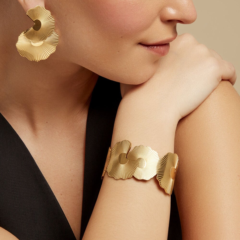Bracelet Jonc Acier Jaune - Bracelets Femme | Marc Orian