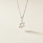 Pendentif Faye Or Blanc Oxyde De Zirconium - Pendentifs Famille | Marc Orian