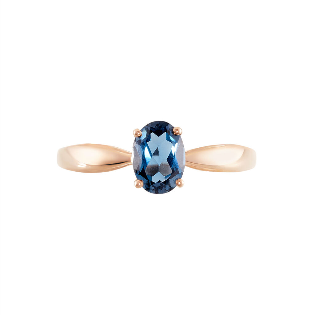 Bague Arzula Or Rose Topaze - Bagues Femme | Marc Orian