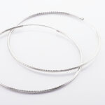 Cr&eacute;oles Argent Blanc Agathe - Grosses cr&eacute;oles Femme | Marc Orian