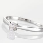 Bague Solitaire Vicoeuria Or Blanc Diamant - Solitaires Femme | Marc Orian