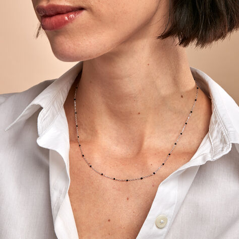Collier Molly Argent Blanc - Colliers Femme | Marc Orian