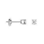 Boucles D'oreilles Puces One Or Jaune Diamants - Boucles d'oreilles mariage Femme | Marc Orian