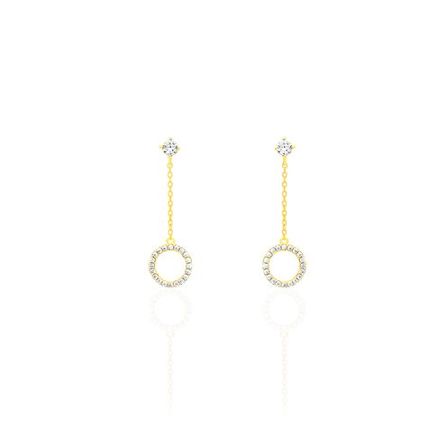 Boucles D'oreilles Puces Lim Or Jaune  - Puces Femme | Marc Orian