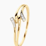 Bague Nelle Or Jaune Diamant - Bagues pierres pr&eacute;cieuses Femme | Marc Orian