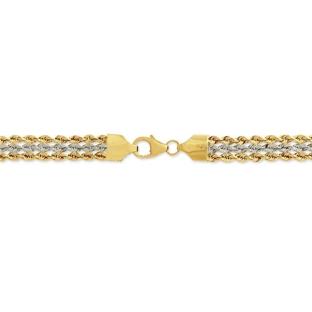 Bracelet Jerry Maille Corde 3 Rangs Or Bicolore - Bracelets Femme | Marc Orian